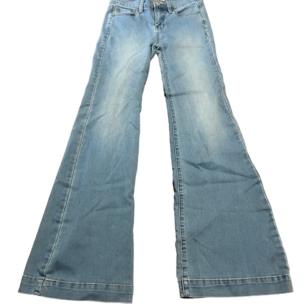 Free People Flared Blue Jeans Size 27